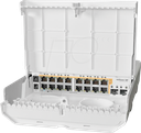 MIKROTIK - ROUTER SWITCH 16 PUERTOS POE, 2 SFP+ - NETPOWER 16P CRS318-16P-2S+OUT