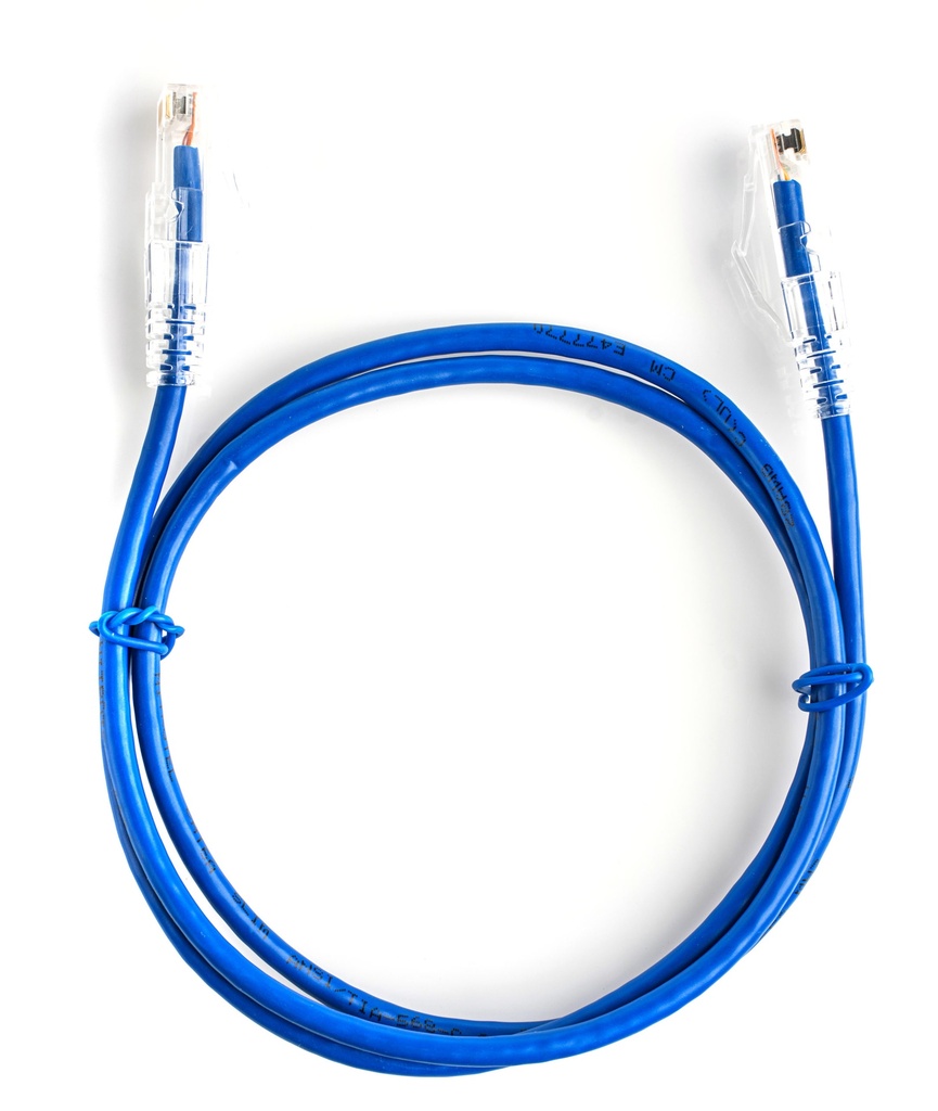 NITROTEL ENGINEERPRO PATCHCORD UTP CAT6 1FT SLIM - AZUL - NTPC6E01BUSL