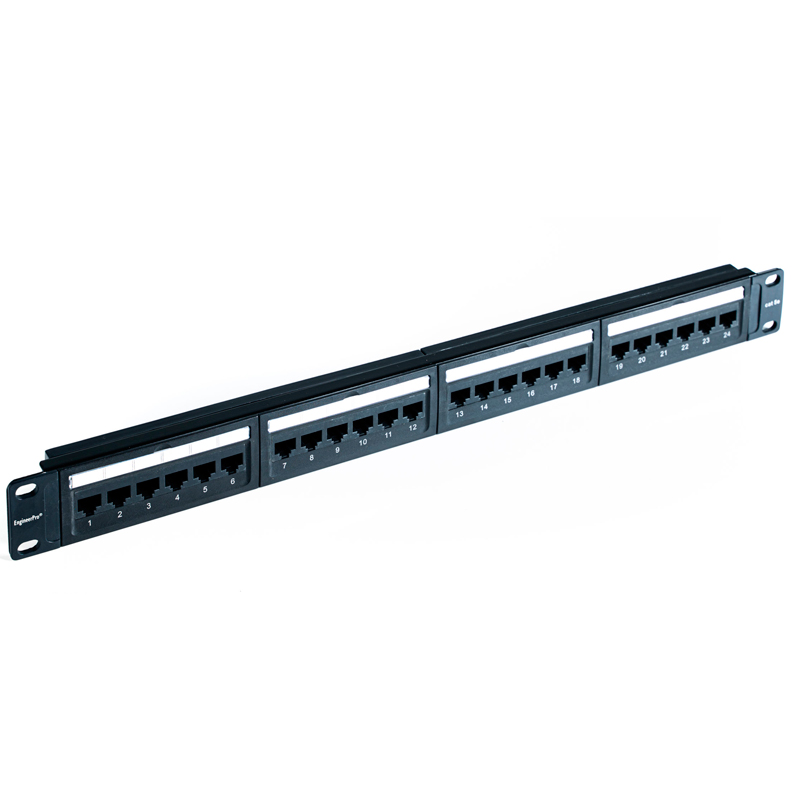 NITROTEL ENGINEERPRO PATCHPANEL CAT6 24 PUERTOS T568A/B - NTPPC624U