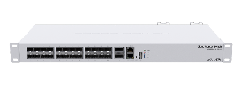 MIKROTIK - ROUTER SWITCH 24 SFP+ 10G, 2 QSFP+ 40G - CRS326-24S+2Q+RM