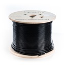 NITROTEL ENGINEERPRO CAT6 - CABLE EXTERIOR 550MHZ 23AWG, 305 METROS/ 1000FT, COMPUESTO BLOQUEANTE DE AGUA - LLDPE JACKET - NEGRO