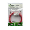 NITROTEL ENGINEERPRO PATCHCORD UTP CAT6 1FT SLIM - ROJO - NTPC6E01RDSL 