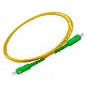 NITROTEL FIBER JUMPER SC/APC-SC/APC, MONOMODO 9/125UM G652D, 2 MTS, 3.0MM SIMPLEX YELLOW RISER