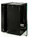 NITROTEL GABINETE DE PARED, 20U DOBLE SECCION 600X600, PANELES LATERALES REMOVIBLES, PUERTA DE VIDRIO, INCLUYE ABANICO APROBADO UL, ENSAMBLADO.